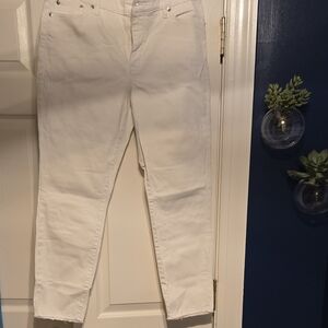 Ralph Lauren Women's White Ankle Jeans